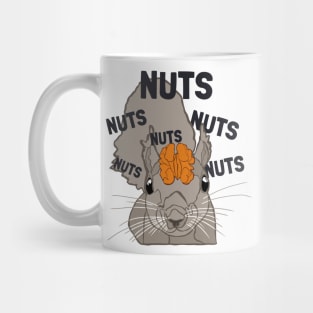 Nuts Brain Japanese Fox Eastern Gray Squirrel Lover Squirrel Mug